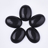 Natural Black Obsidian Cabochons X-G-S349-25A-02-1