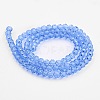 Transparent Glass Bead Strands X-GLAA-G013-8mm-25-2