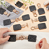 6Pcs PU Leather Toggle Buckle FIND-FG0002-72-3