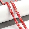 Baking Paint Synthetic Turquoise Beads Strands G-H060-02B-12-2