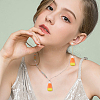 DICOSMETIC 50Pcs Candy Corn Halloween Acrylic Pendants SACR-DC0001-11-6