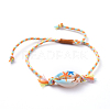 Adjustable Braided Bead Bracelets BJEW-JB05152-03-1