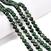 Natural Imperial Jasper Beads Strands G-N342-63B-4
