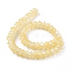 Transparent Glass Beads Strands LAMP-H061-01C-06-3