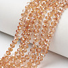 Electroplate Glass Beads Strands EGLA-A034-T6mm-J14-1