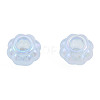 Electroplate Acrylic European Beads OACR-N010-059-4