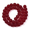 Transparent Glass Beads Strands GLAA-T032-T10mm-MD20-2