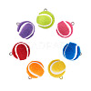 14Pcs 7 Colors Cloth Fabric Pendants FIND-TA0001-59-2