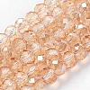 Electroplate Glass Beads Strands EGLA-D020-3x2mm-71-1