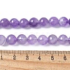 Natural Amethyst Beads Strands X-G-M445-8MM-01A-6