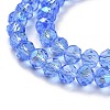 Electroplate Glass Beads Strands EGLA-A034-T3mm-L04-3