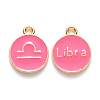 Alloy Enamel Pendants X-ENAM-S124-01A-03K-1