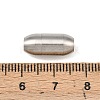Tarnish Resistant 304 Stainless Steel Matte Surface Magnetic Clasps with Glue-in Ends STAS-O042-A-24-4