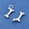 925 Sterling Silver Dog Bone Charms STER-D302-14S-2
