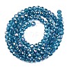 Electroplate Glass Beads Strands EGLA-A044-T3mm-B27-3