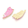 Alloy Enamel Pendants ENAM-N063-01A-2