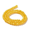 Baking Paint Imitation Jade Glass Bead Strands DGLA-A034-J6MM-A30-4