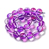 Synthetic Moonstone Beads Strands G-P528-J02-24-2