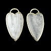 Natural White Moonstone Pendants G-O204-02J-2