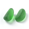 Frosted/Glossy Glass Beads GLAA-WH0011-03-2
