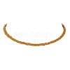Glass Seed Beaded Necklace with 304 Stainless Steel Clasps NJEW-JN04428-6