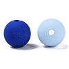 Rubberized Style Imitated Silicone Acrylic Beads MACR-T048-01C-08-2