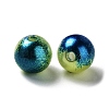 Rainbow ABS Plastic Imitation Pearl Beads OACR-Q174-8mm-16-2