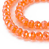 Electroplate Glass Beads Strands X-EGLA-A034-T8mm-A23-3