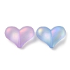Transparent Spray Painted Acrylic Beads X-MACR-M026-02-2