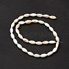 Natural Freshwater Shell Dyed Beads Strands SHEL-M018-13-13-3