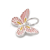 925 Sterling Silver Enamel Butterfly Charms STER-D300-28P-05-2