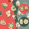 15Pcs 15 Styles Christmas Theme Alloy Enamel Pendants ENAM-FS0003-96-3