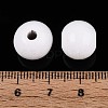 Spray Painted Round Natural Schima Wood Beads WOOD-A018-12mm-31-7