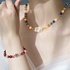 DIY Round Cat Eye Beads Bracelet Making Kit DIY-SZ0006-56D-6