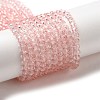 Transparent Glass Beads Strands EGLA-A035-T4mm-D20-1