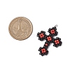 Seed Beads Beaded Charms PALLOY-MZ00358-02-2