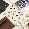 Removable Zinc Alloy Snap Button Sets TOOL-WH0059-126B-4