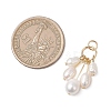 Natural Cultured Freshwater Pearl Rice Beaded Pendants PALLOY-JF04817-2