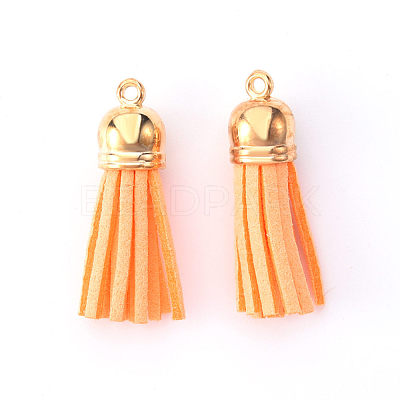 Faux Suede Tassel Pendant Decorations X-FIND-R095-035LG-1