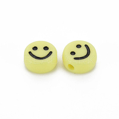 Opaque Acrylic Beads MACR-N008-55-B01-1
