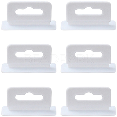 80Pcs Rectangle PP with PE Hanging Tabs KY-CP0001-35B-1