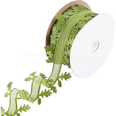 20M Christmas Theme Polyester Ribbon OCOR-WH0074-58B-1