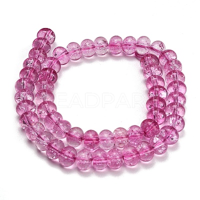 Dyed Imitation Gemstone Glass Beads Strands GL-Z001-03B-15-1
