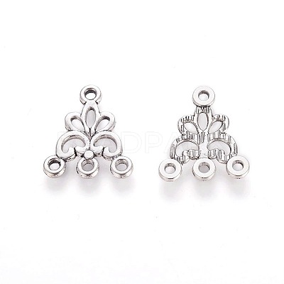 Triangle Tibetan Style Alloy Chandelier Components Links X-LF0178Y-1