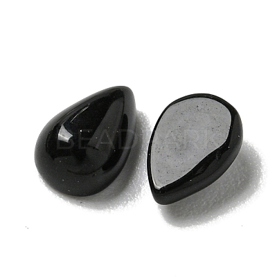 Natural Black Stone Cabochons G-Q173-02A-06-1