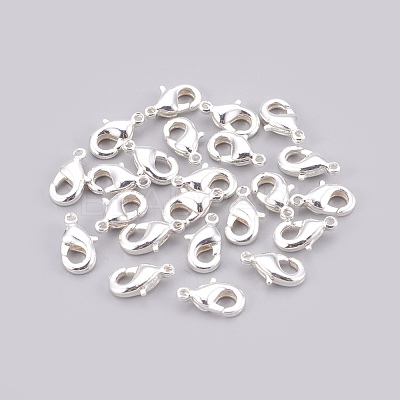 Brass Lobster Claw Clasps KK-T014-121S-1