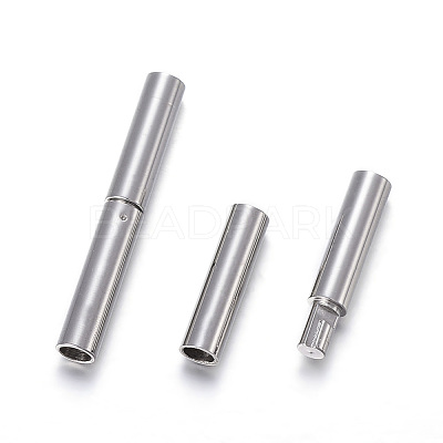 Tarnish Resistant 304 Stainless Steel Bayonet Clasps X-STAS-F108-12P-2.2mm-1