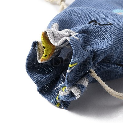 Cotton & Linen Drawstring Gift Bags ABAG-TAC0006-07B-1