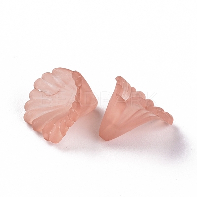 Frosted Acrylic Bead Caps MACR-S371-10A-763-1