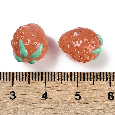 Handmade Lampwork Beads Strand LAMP-I027-10D-1